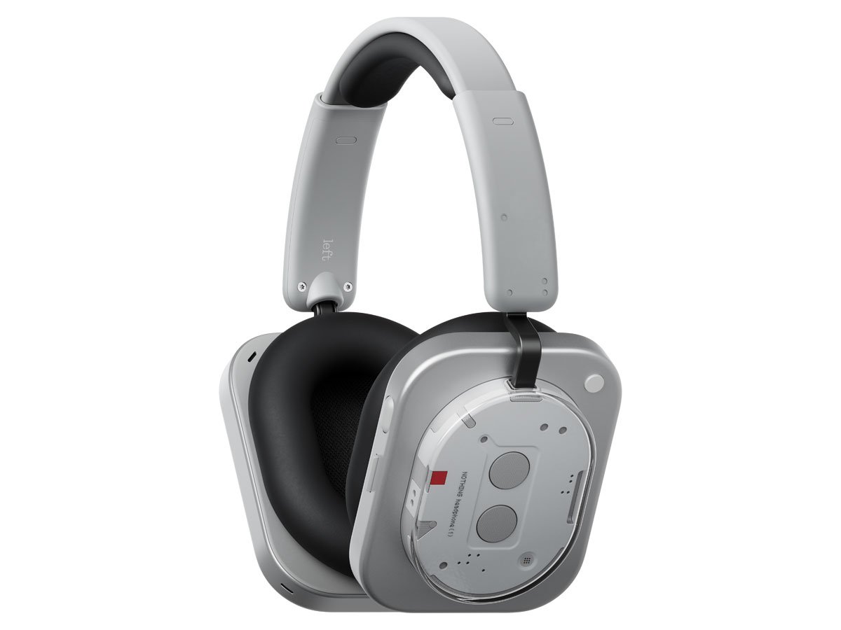 Słuchawki bezprzewodowe Nothing Headphone (1) - Widok od przodu pod kątem