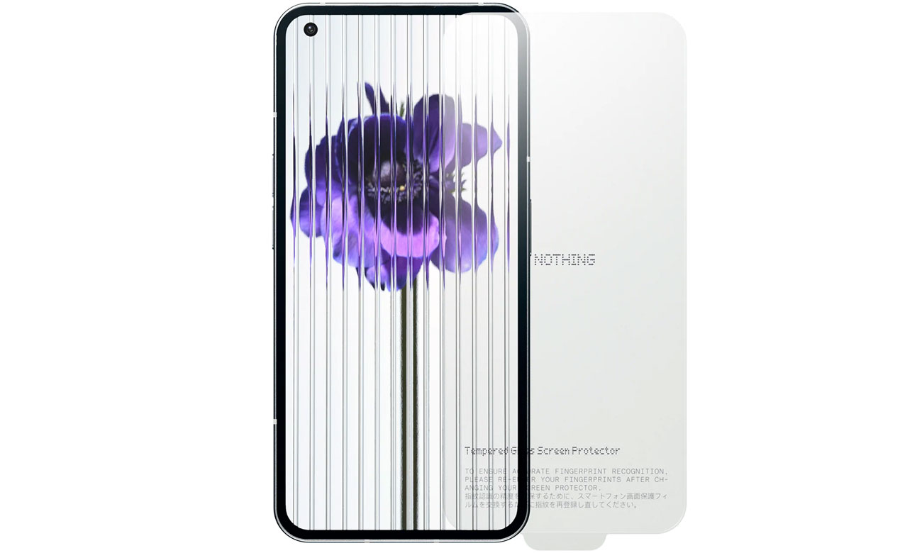 Nothing Phone (1) Screen Protector z telefonem