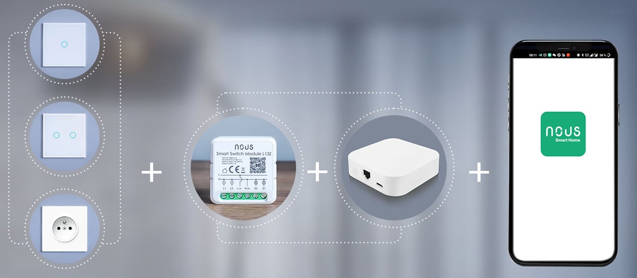 Nous ZigBee L13Z działanie