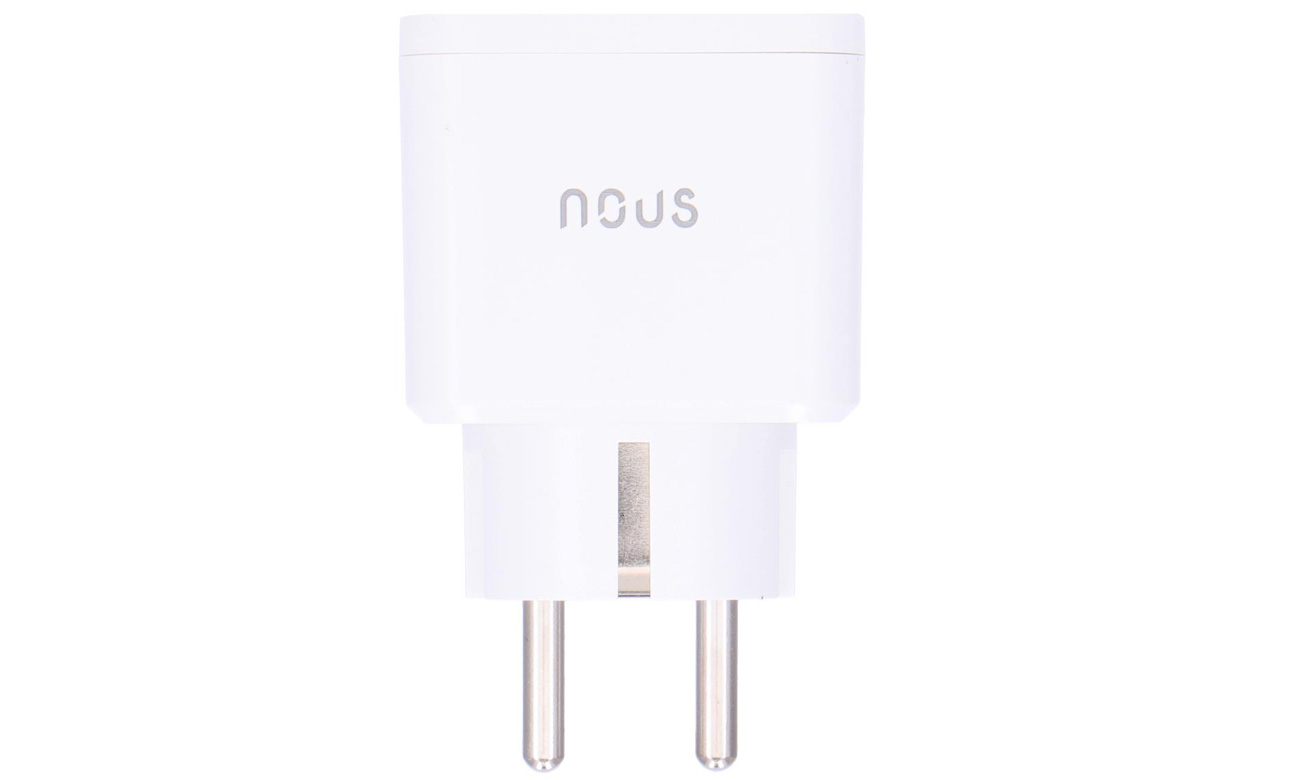 Inteligentne gniazdko Wi-Fi Nous A7 Power Plug - Widok od przodu