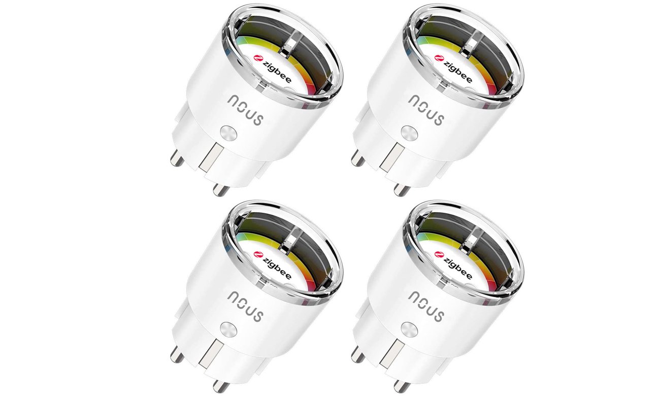Inteligentne gniazdko ZigBee Nous A1Z (zestaw z 4)