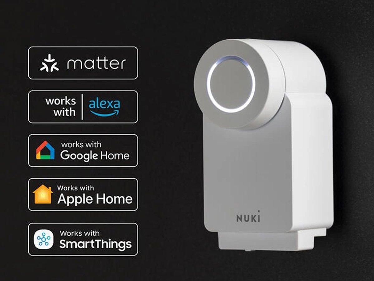 Inteligentny zamek do drzwi Nuki Smart Lock 4G White - Standard komunikacji Matter