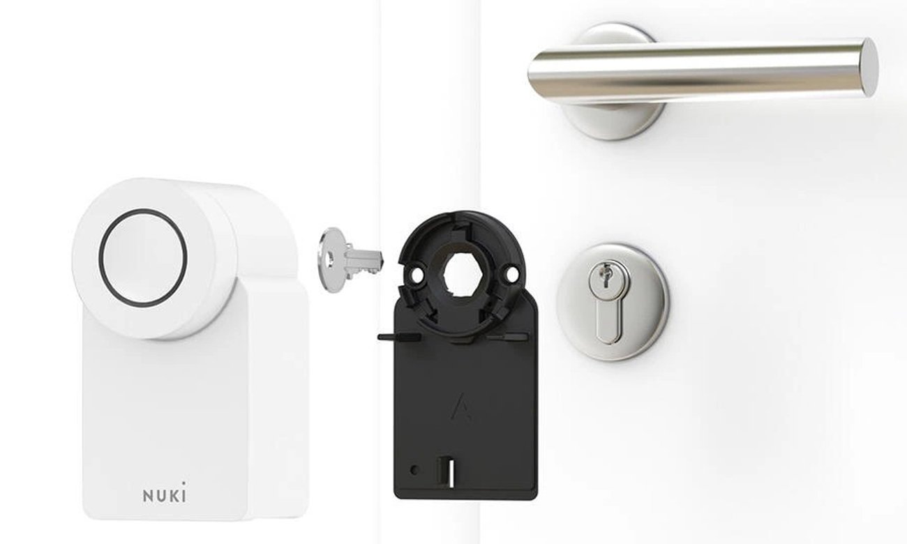 Inteligentny zamek do drzwi Nuki Smart Lock 4G White - Grafika