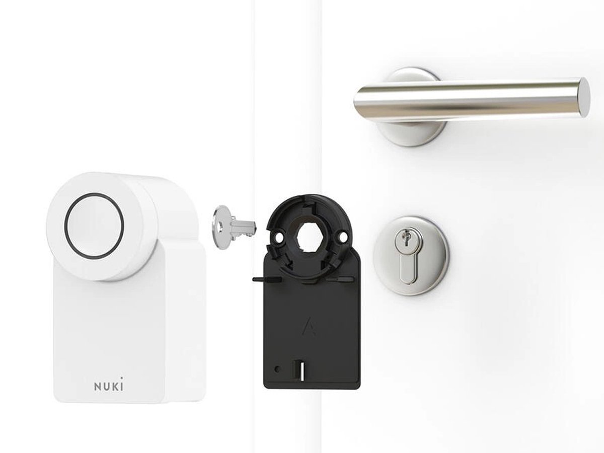 Inteligentny zamek do drzwi Nuki Smart Lock 4G White - Grafika