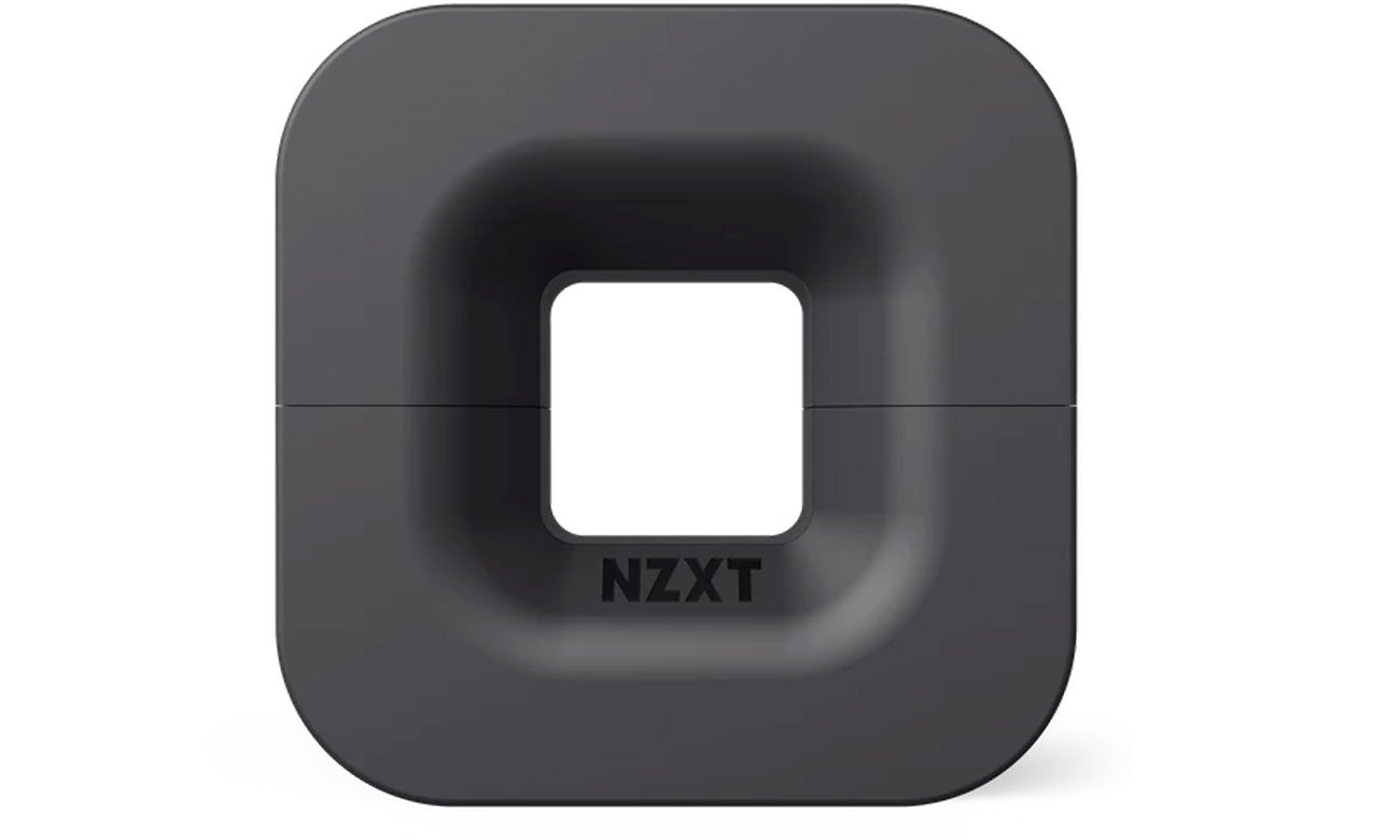 Uchwyt magnetyczny na słuchawki NZXT Puck Czarny - Widok z przodu