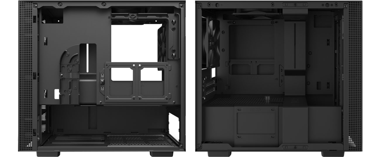 NZXT H210 Black - Wnętrze