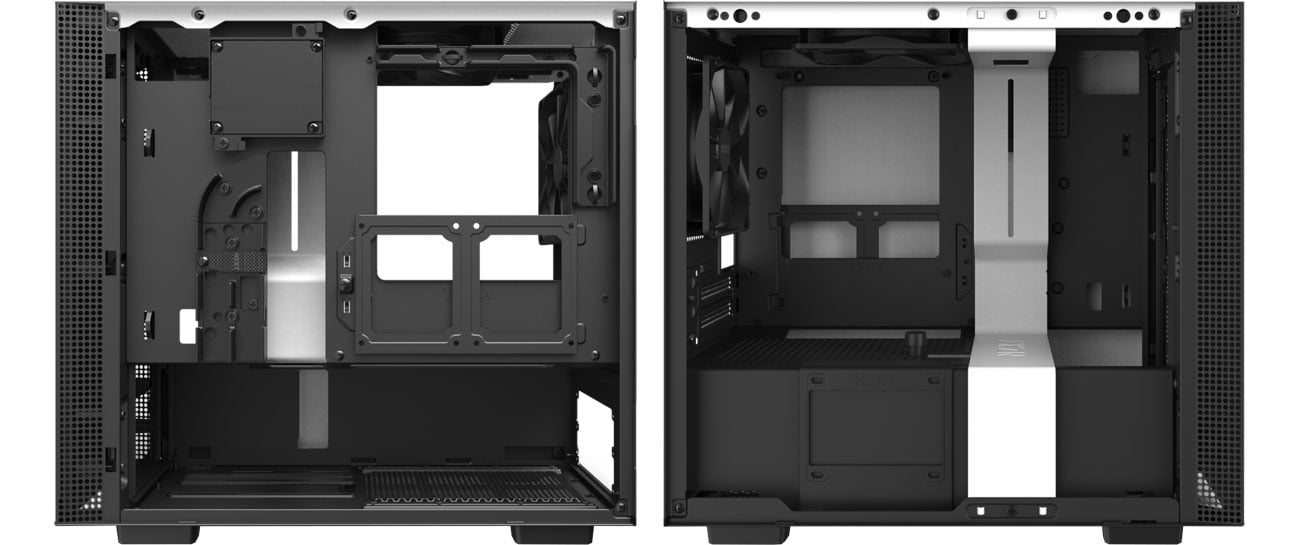 NZXT H210i White - Wnętrze