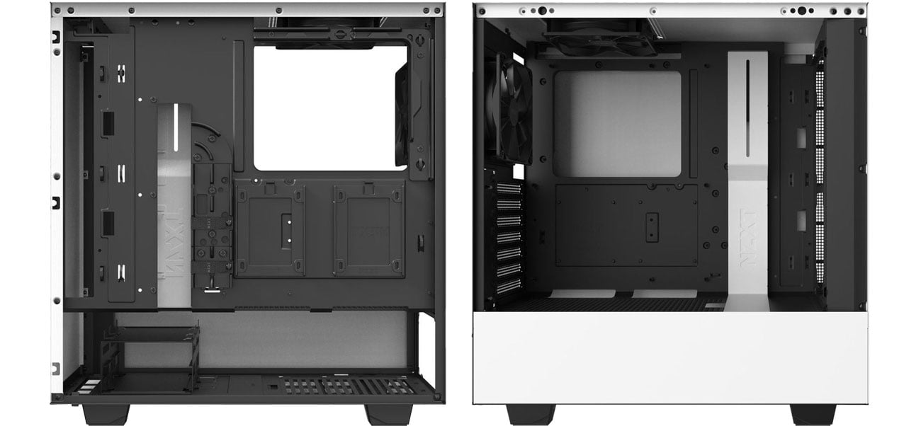 NZXT H510 White - Wnętrze