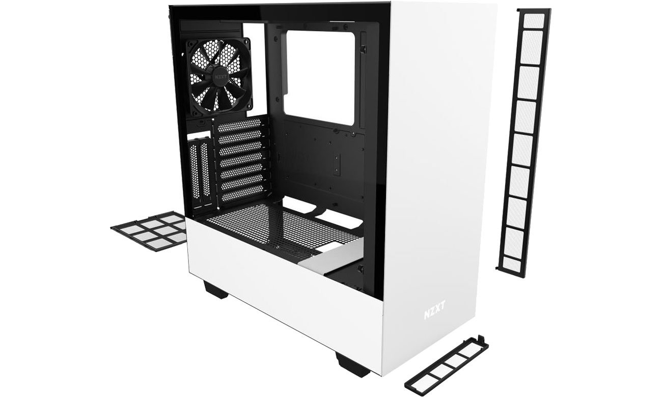 NZXT H510i White - Chłodzenie