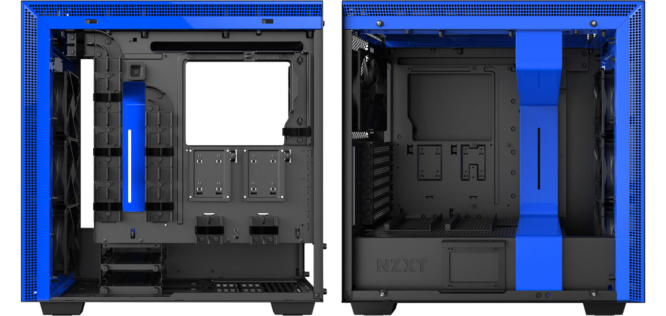 NZXT H700i CA-H700W-BL Wnętrze