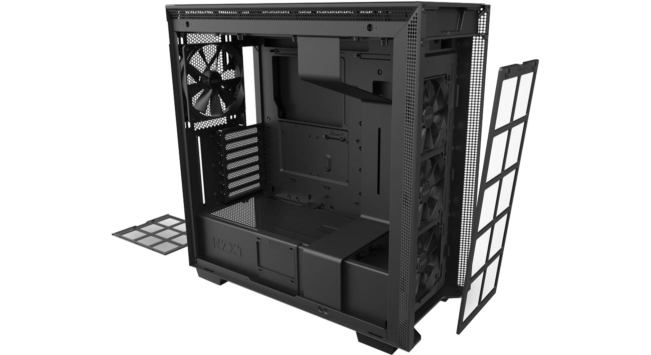 NZXT H710 Black - Chłodzenie