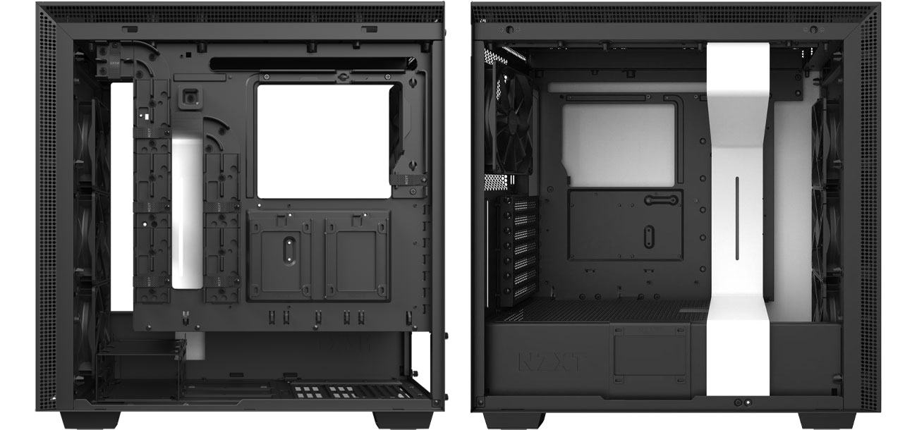NZXT H710 White - Wnętrze