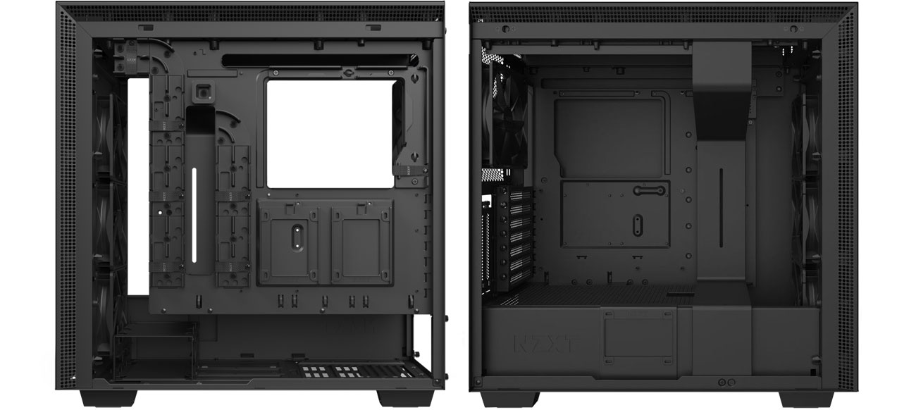 NZXT H710i Black - Wnętrze
