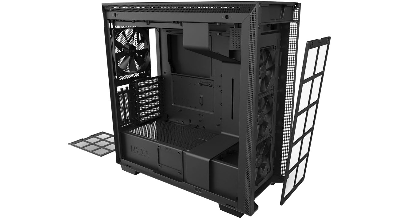 NZXT H710i Black - Chłodzenie