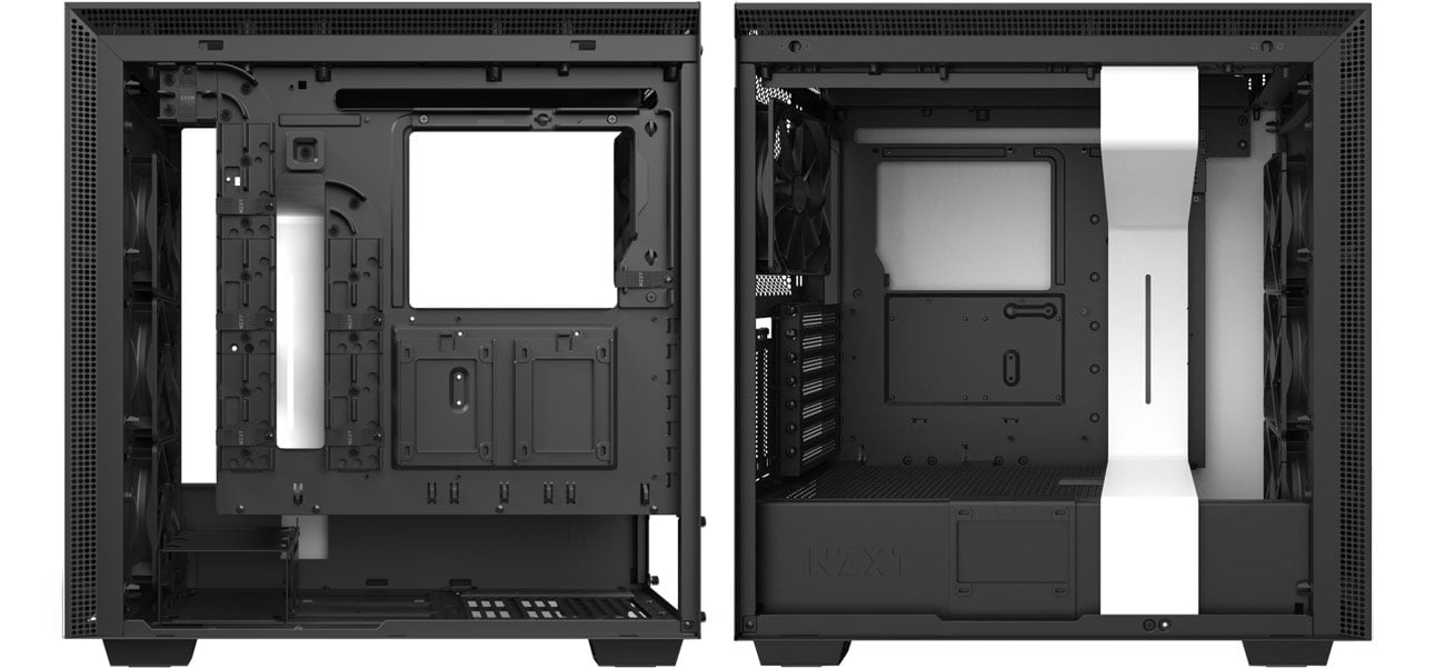 NZXT H710i White - Wnętrze