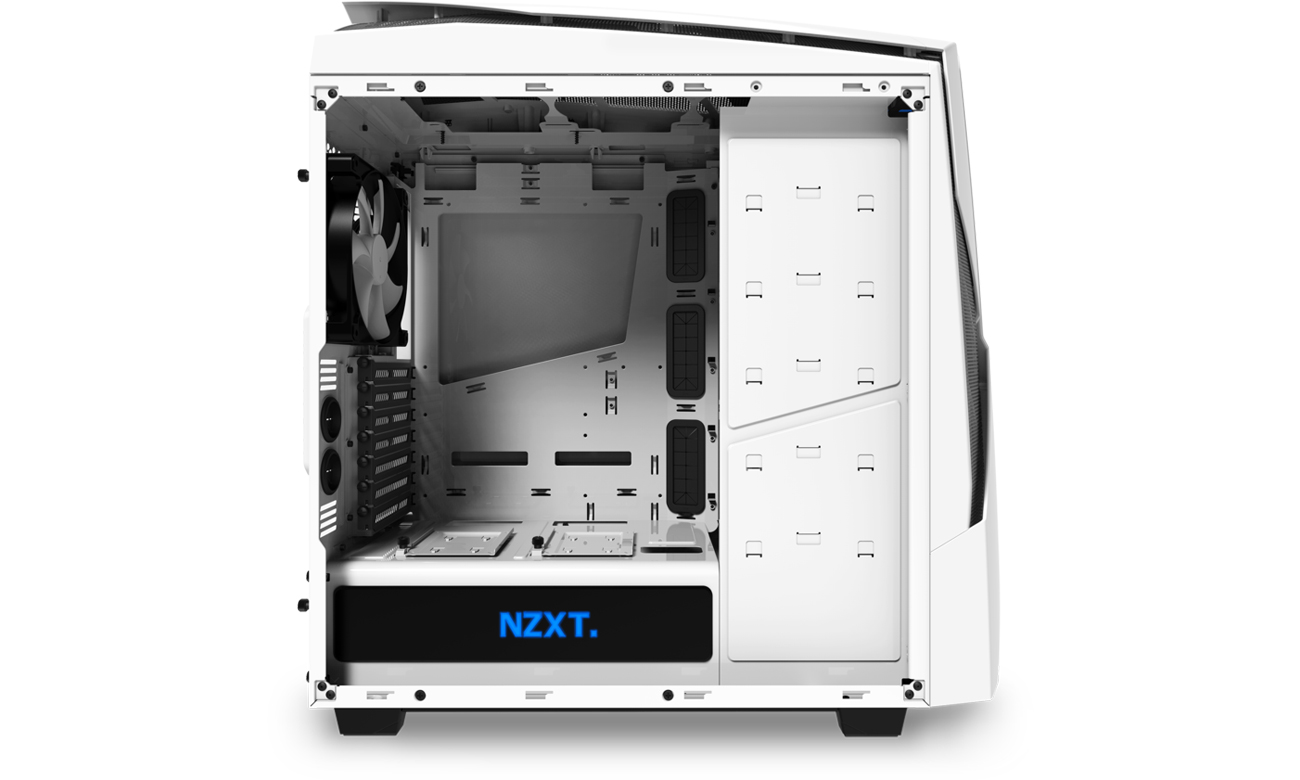 NZXT Noctis 450 LED Biała CA-N450W-W1 wnętrze