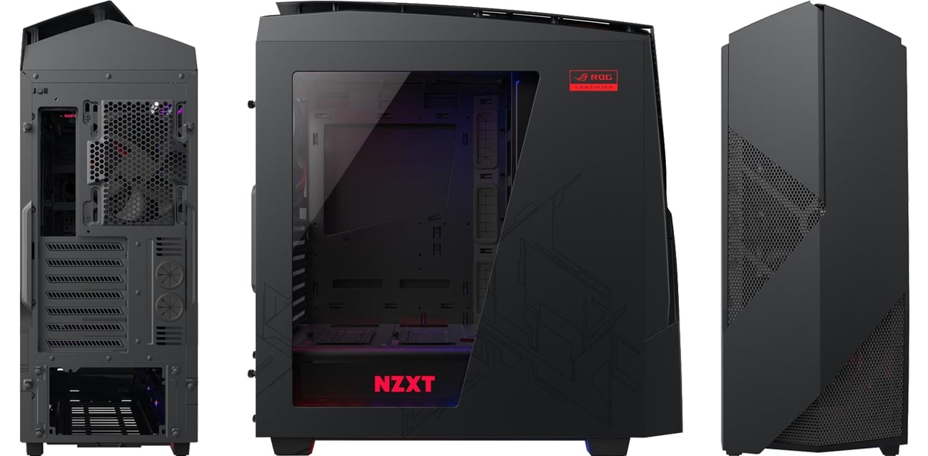 NZXT 450 Noctis ROG CA-RO450-G1 przód tył okno