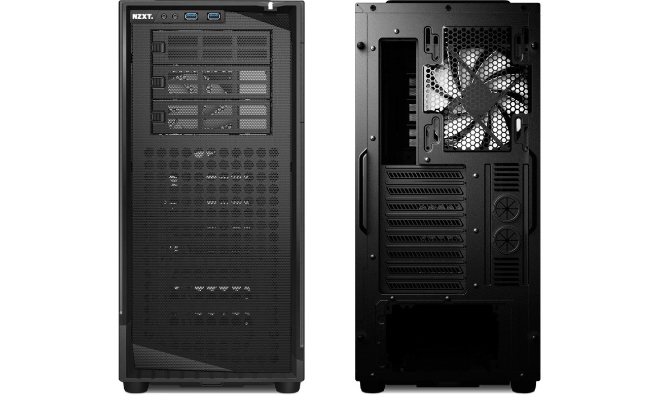 NZXT Source 530 Czarna CA-SO530-M1 przód i tył