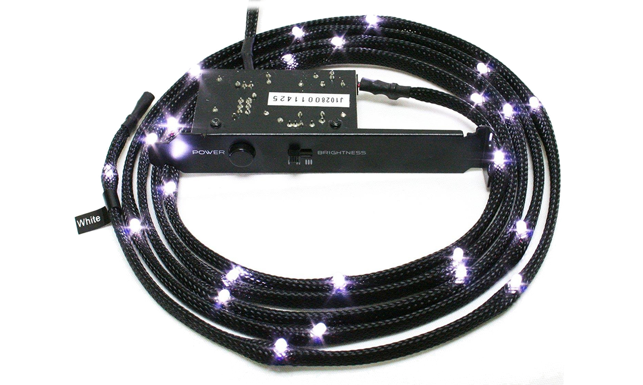 Zestaw oświetlający LED biały NZXT CB-LED10-WT
