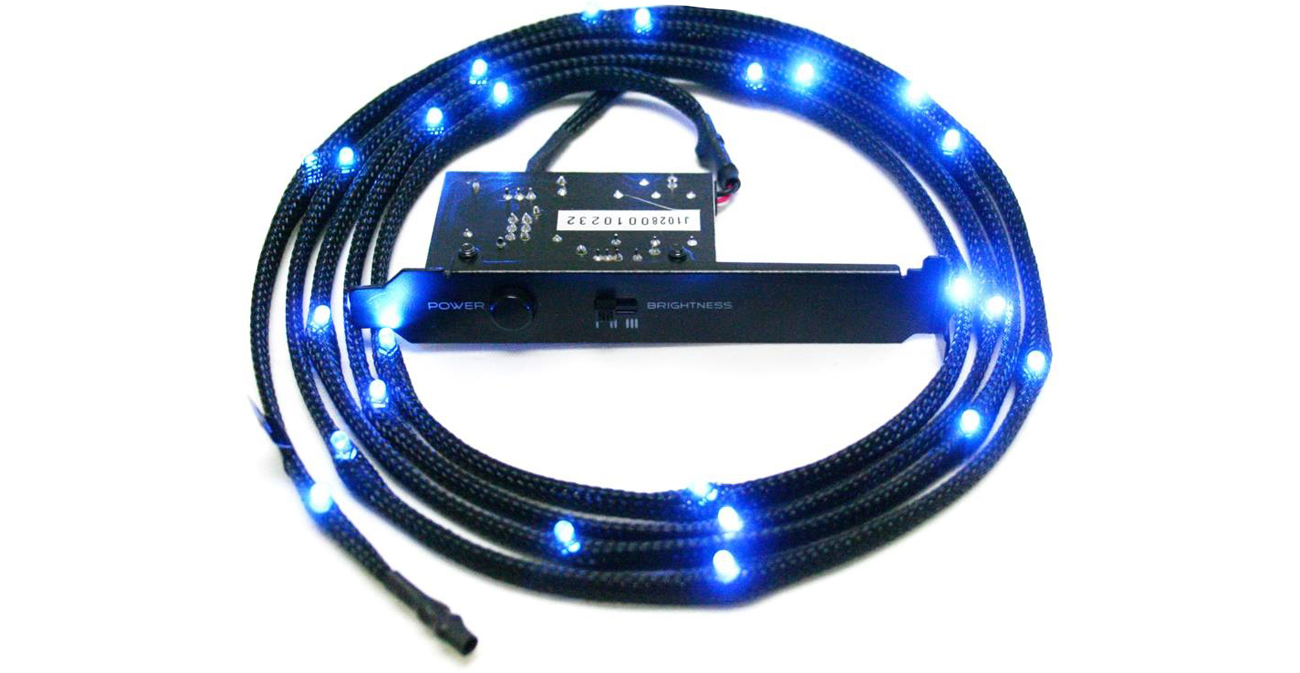 Zestaw oświetlający LED niebieski 2m CB-LED20-BU