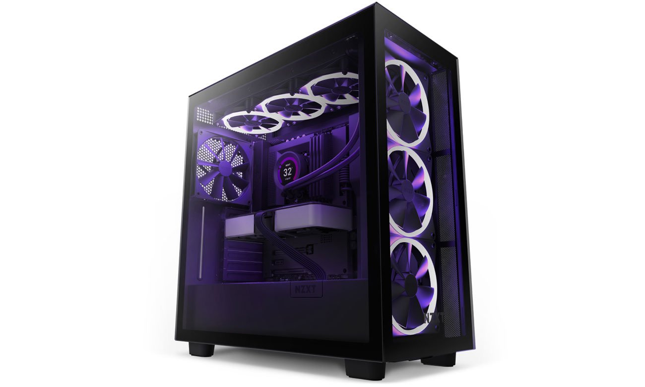 NZXT H7 Elite podświetlenie