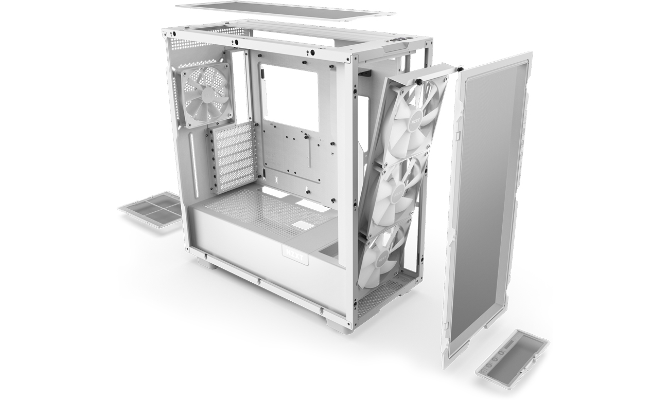 NZXT H7 FLOW RGB chłodzenie