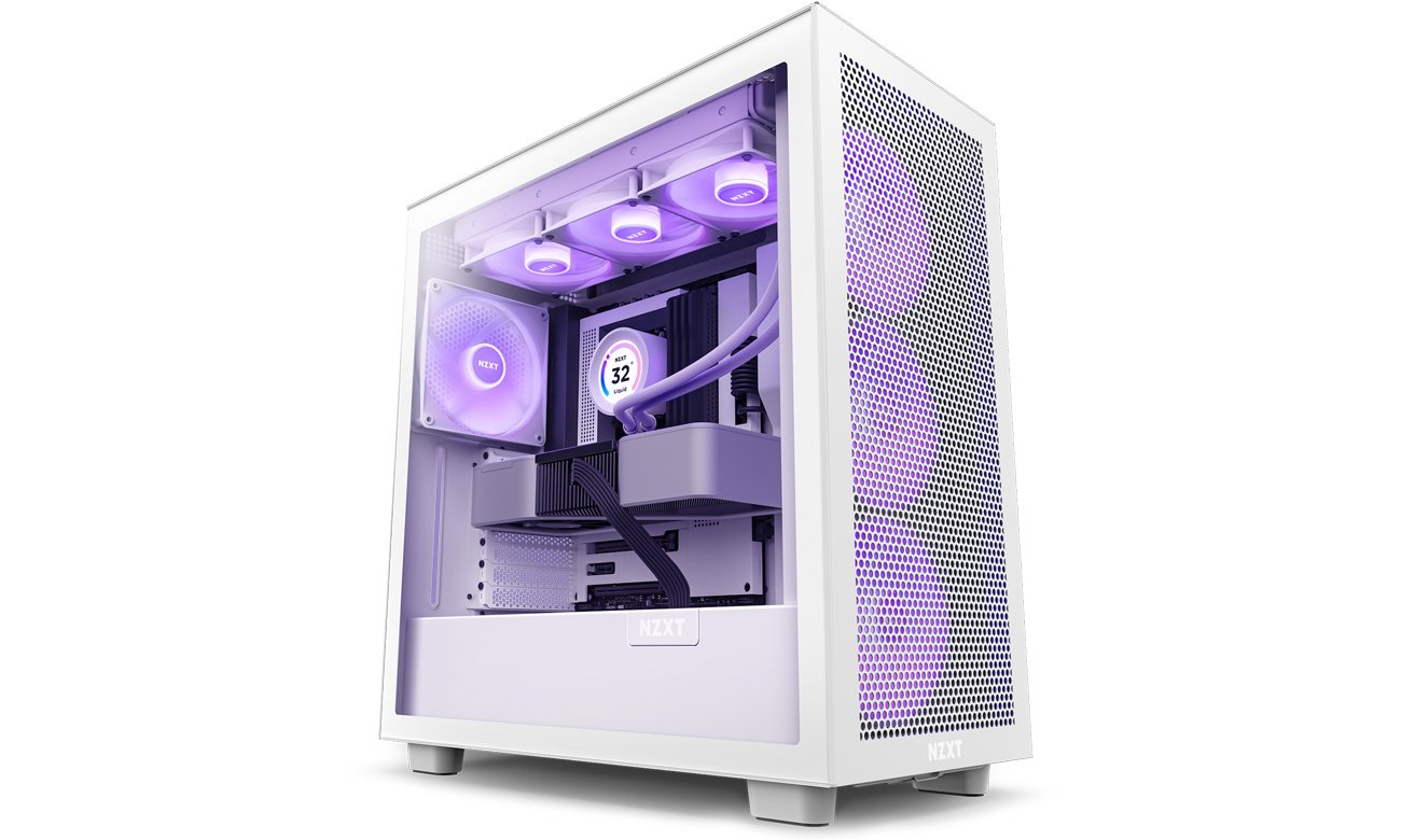 Obudowa NZXT H7 FLOW RGB White