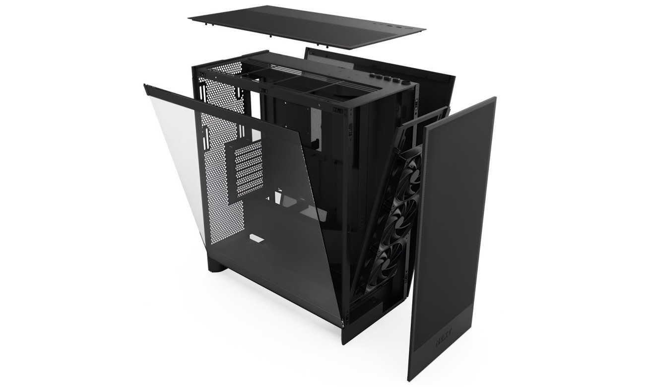 PC-Gehäuse NZXT H7 FLOW (2024) Schwarz