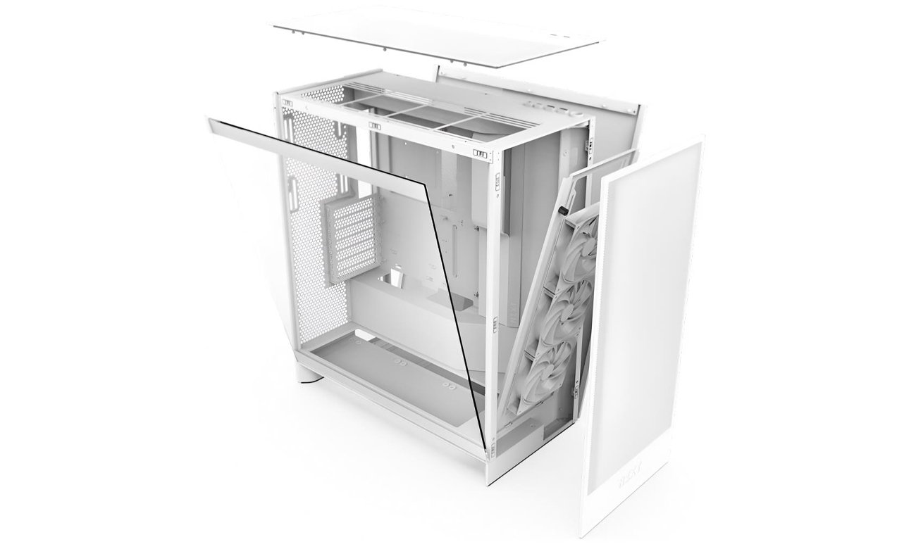 PC-Gehäuse NZXT H7 FLOW (2024) Weiß