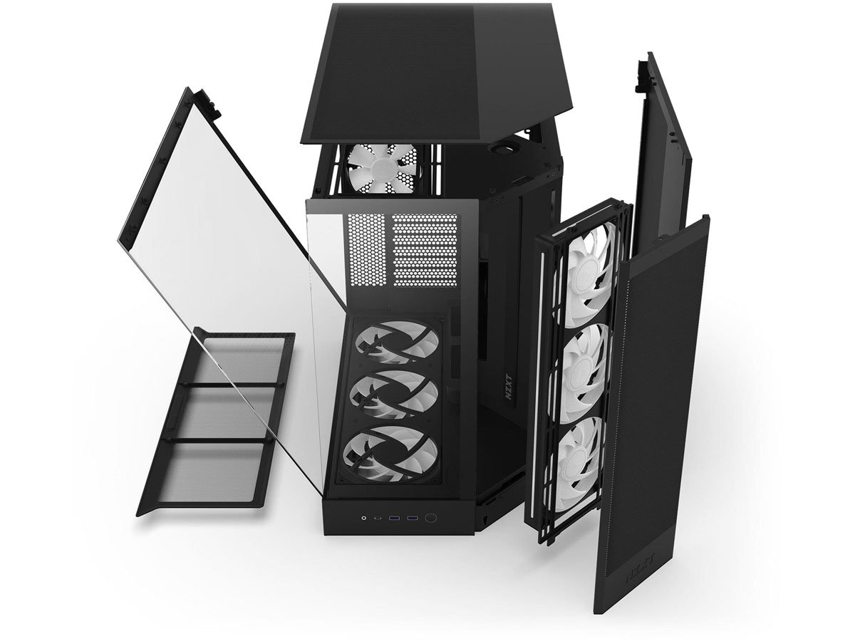 NZXT H9 FLOW RGB+ (2025) black