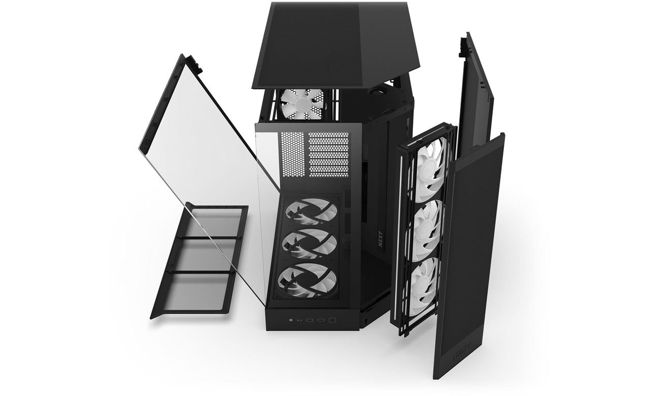 NZXT H9 FLOW RGB+ (2025) black