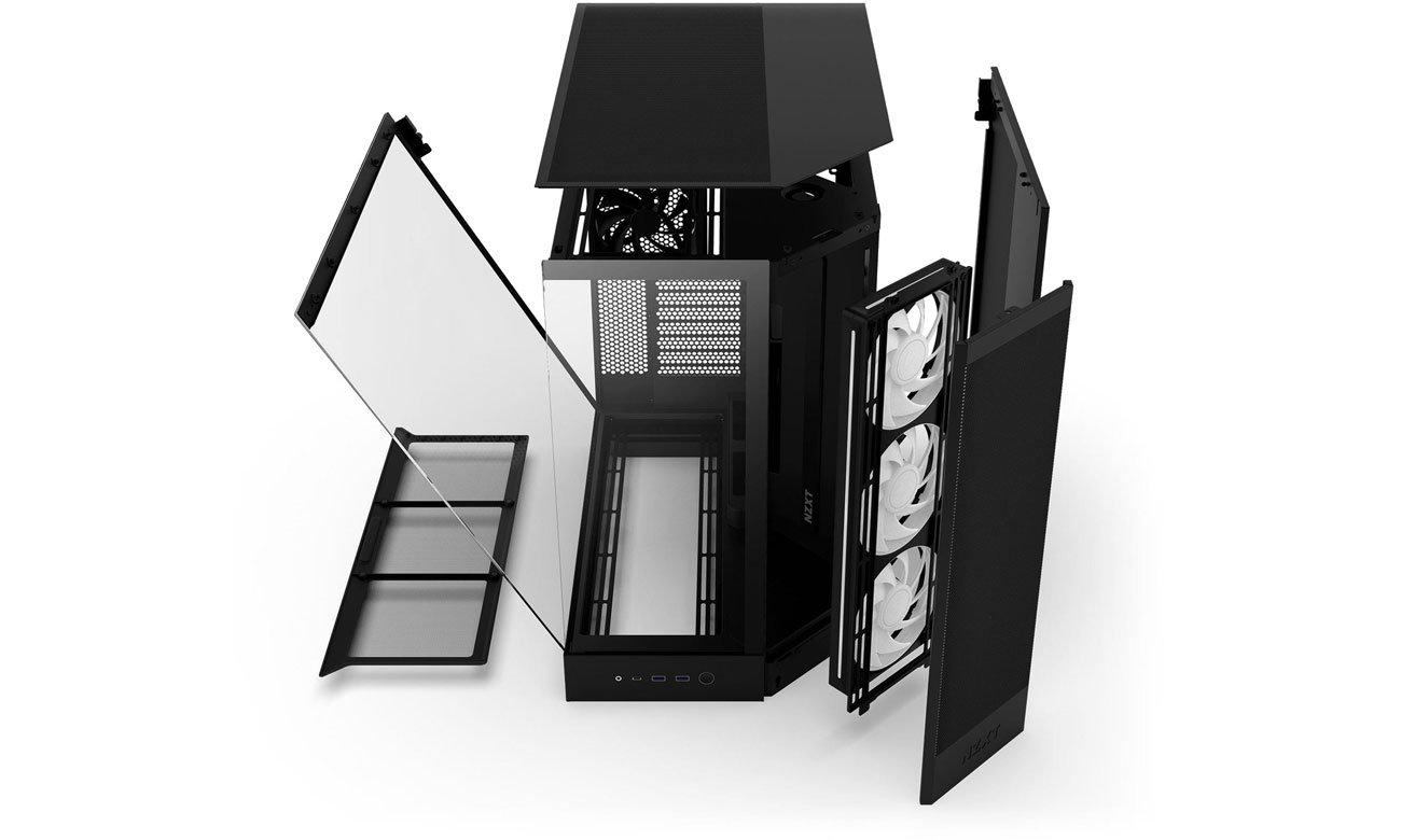 NZXT H9 FLOW RGB (2025) black