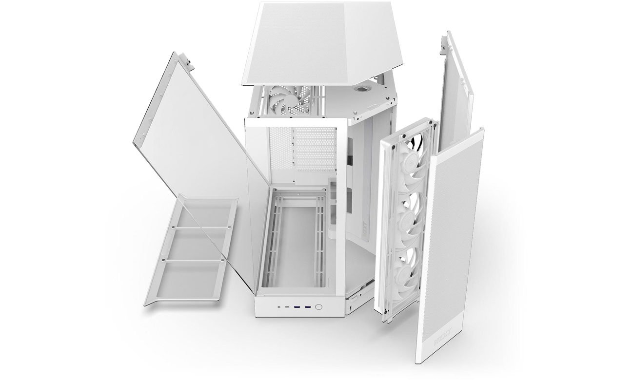 NZXT H9 FLOW RGB (2025) white