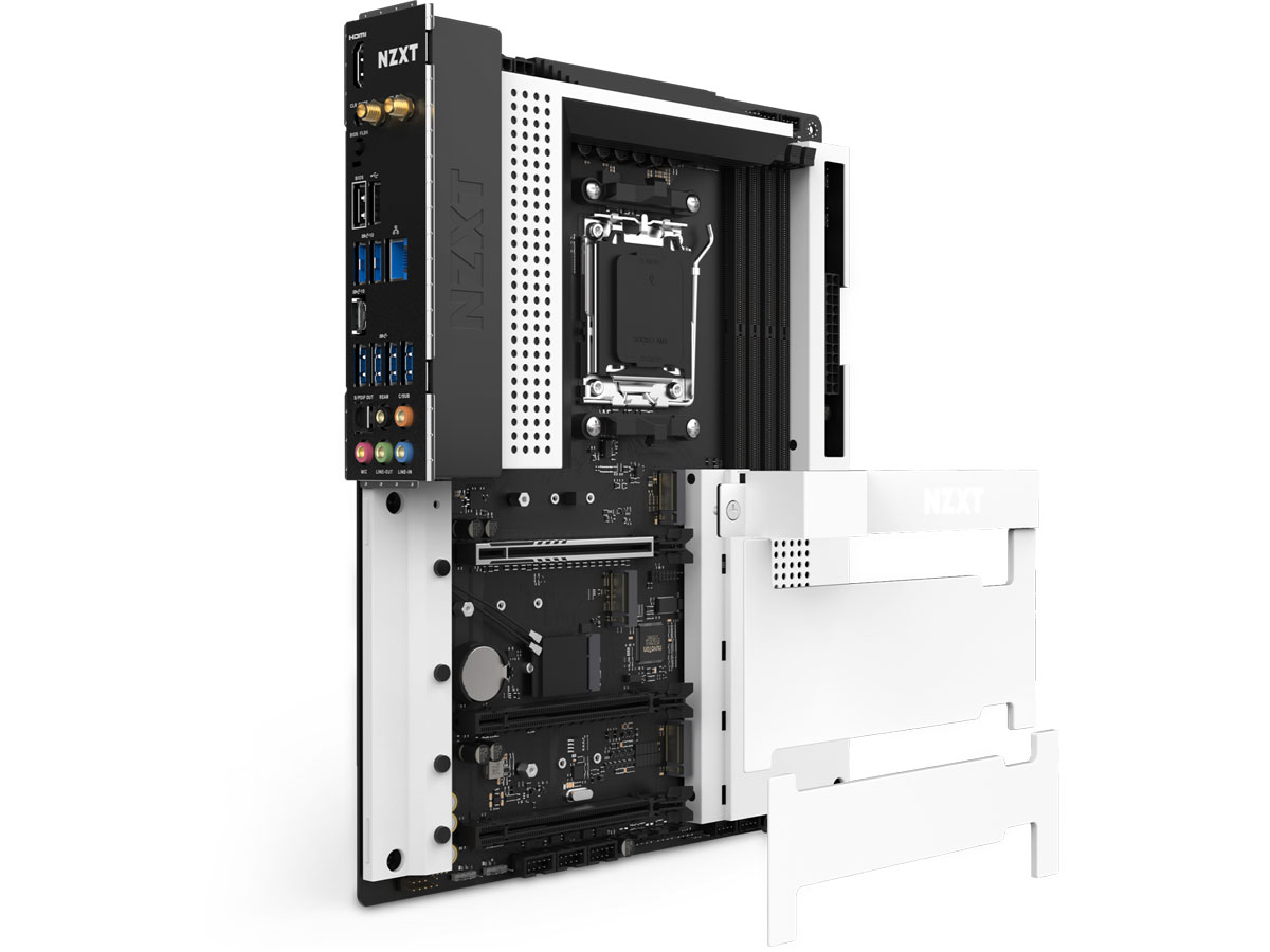 NZXT N7 B650E White osłony