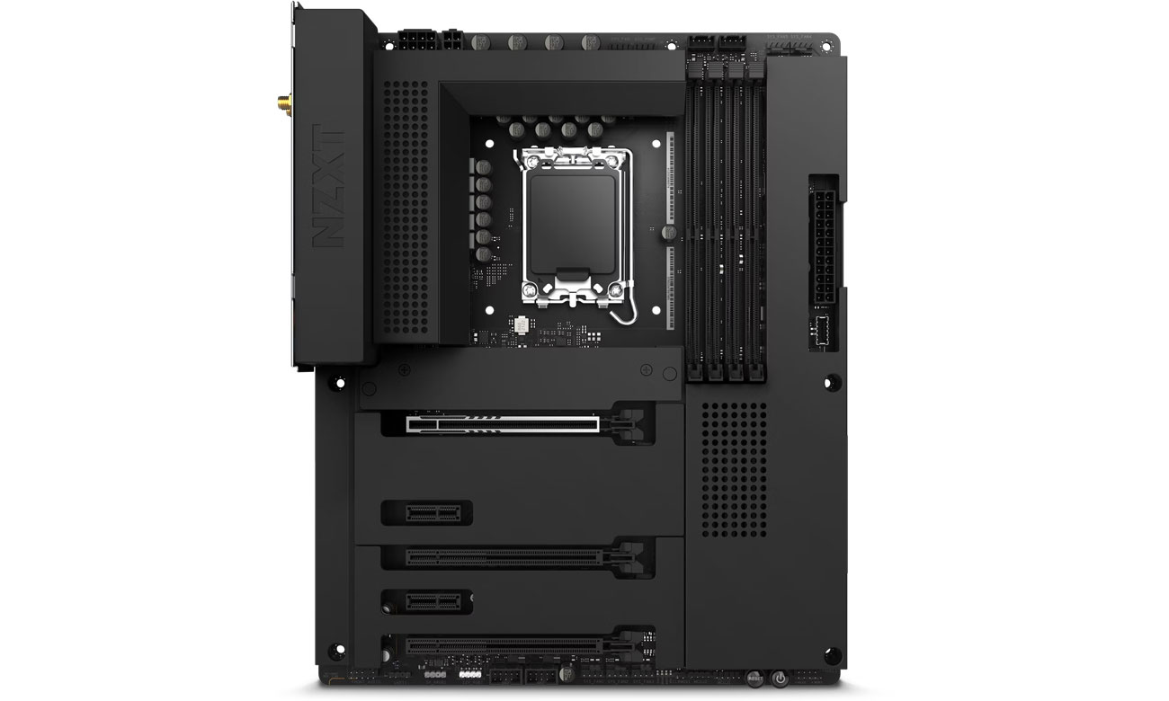 NZXT N7 Z690 Black Wi-Fi Złącza