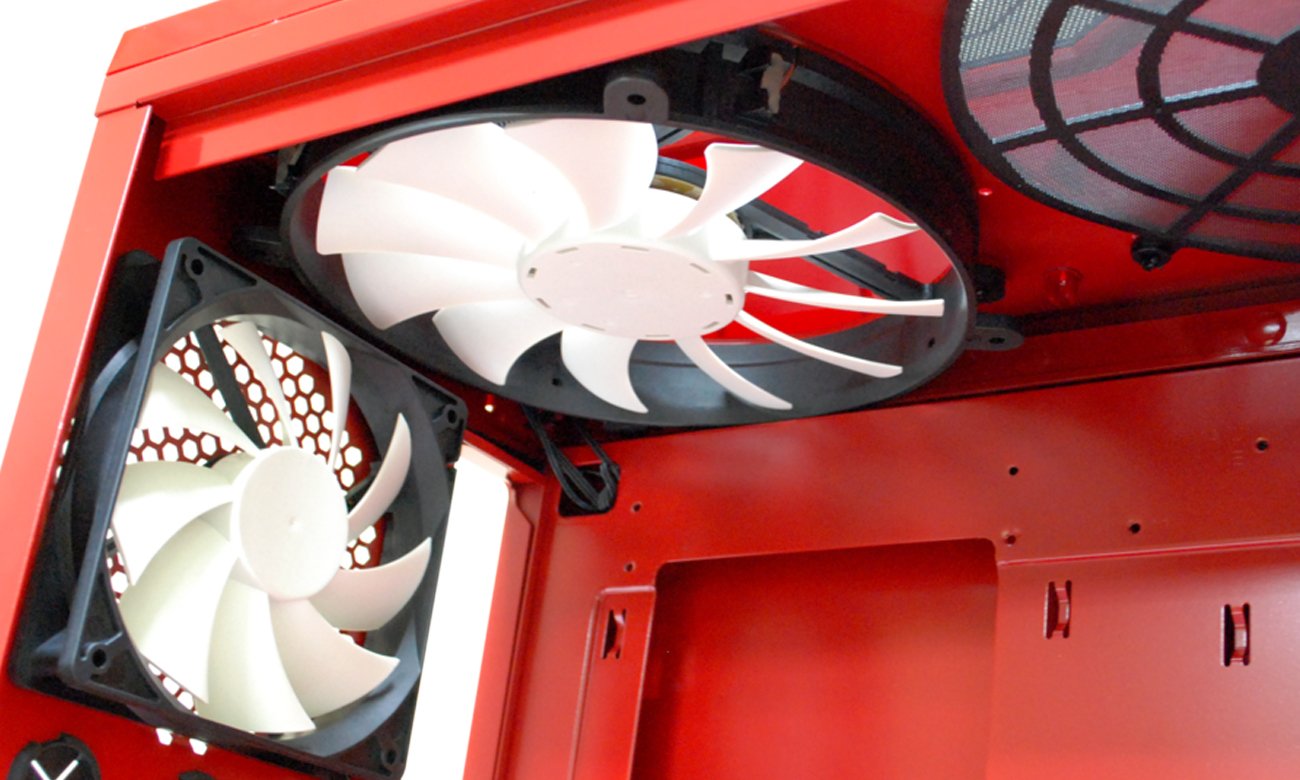 NZXT Phantom czerwona PHAN-001RD wentylatory