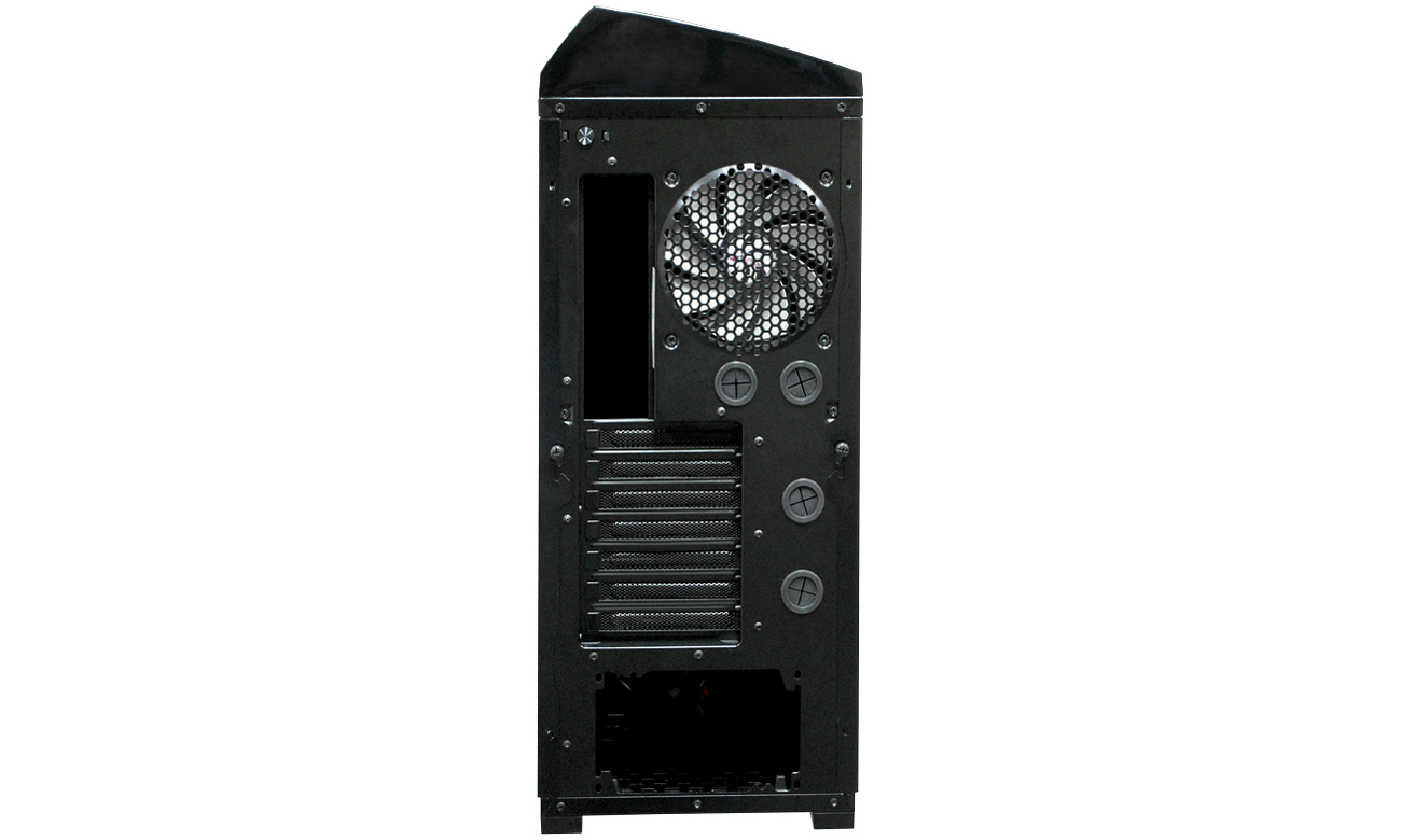 NZXT Phantom czarno-zielony PHAN-002GR widok z tyłu