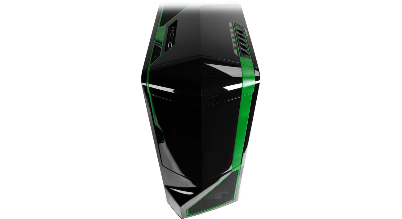 NZXT Phantom czarno-zielony PHAN-002GR panel ze złączami