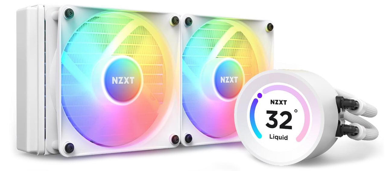 Chłodzenie procesora NZXT Kraken Elite 240 RGB White 2x120mm