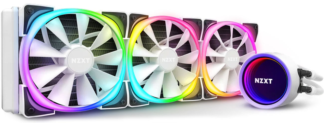 Chłodzenie procesora NZXT Kraken x73 RGB White 3x120mm