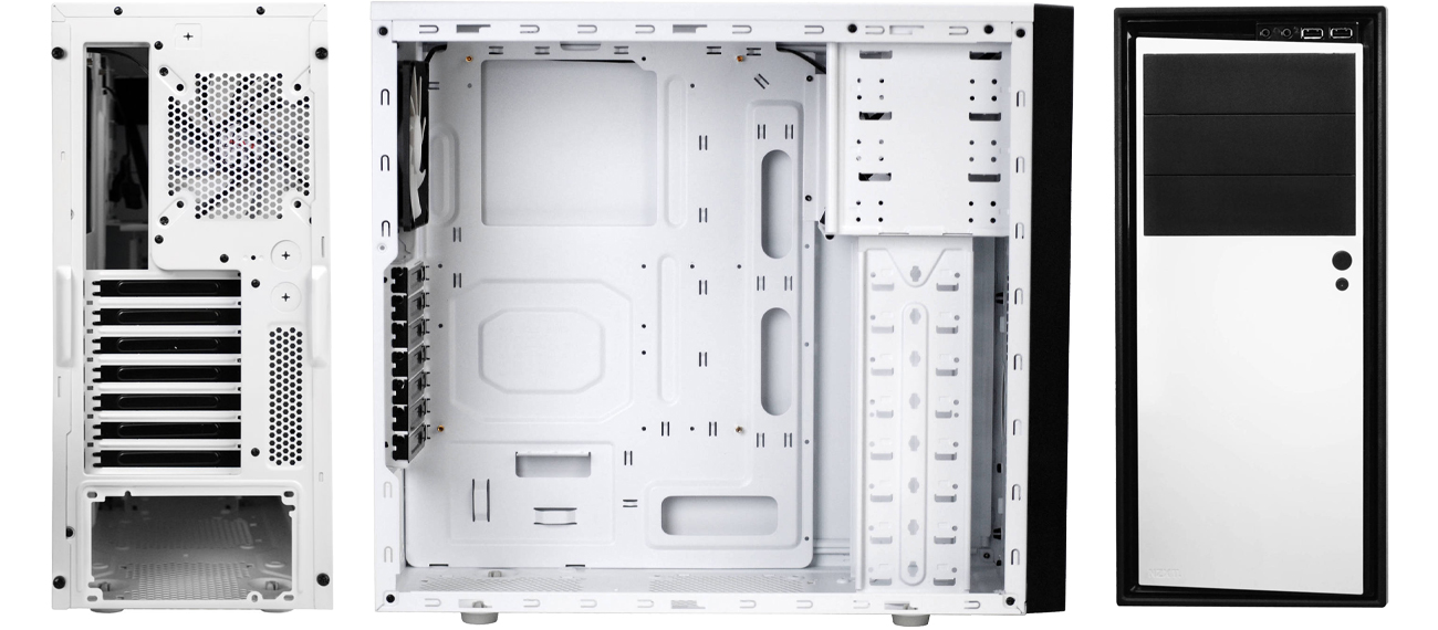 NZXT 210 Regular Biały S210-002 wnętrze