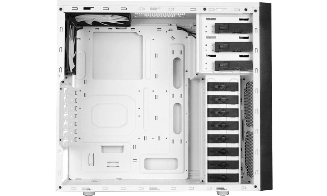 NZXT 210 Elite biała S210E-002 wnętrze