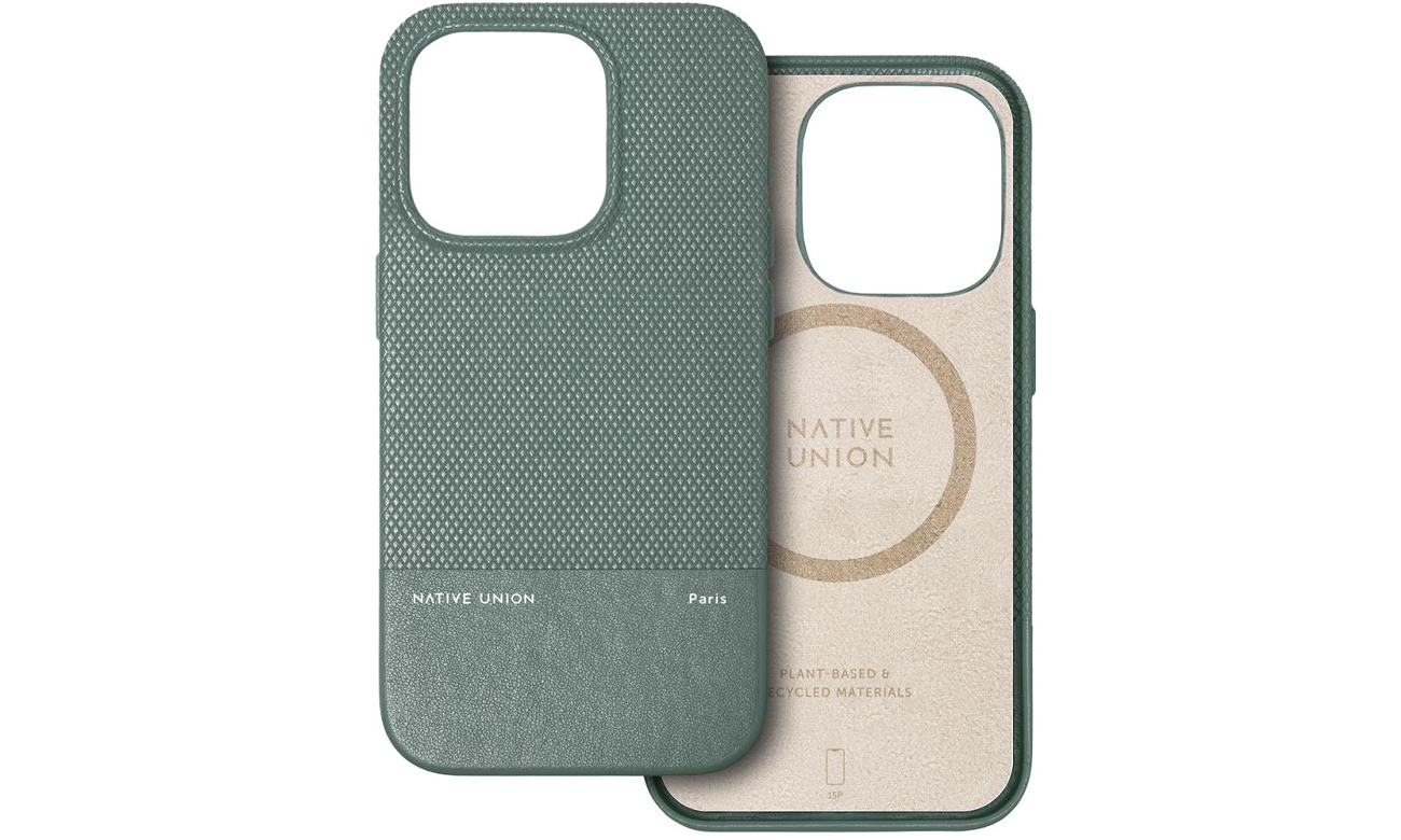 Etui Native Union (Re)Classic case für iPhone 15 Pro slate green