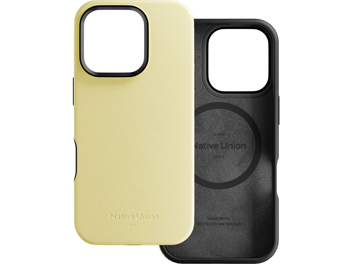 Native Union Active Case do iPhone 16 Pro Max lemon