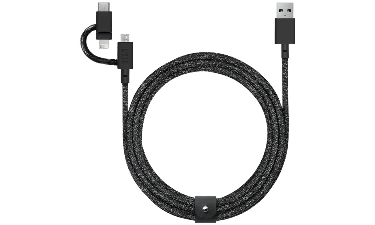 Kabel Native Union Belt Universal Cable USB-A – micro-USB/Lightning/USB-C cosmos