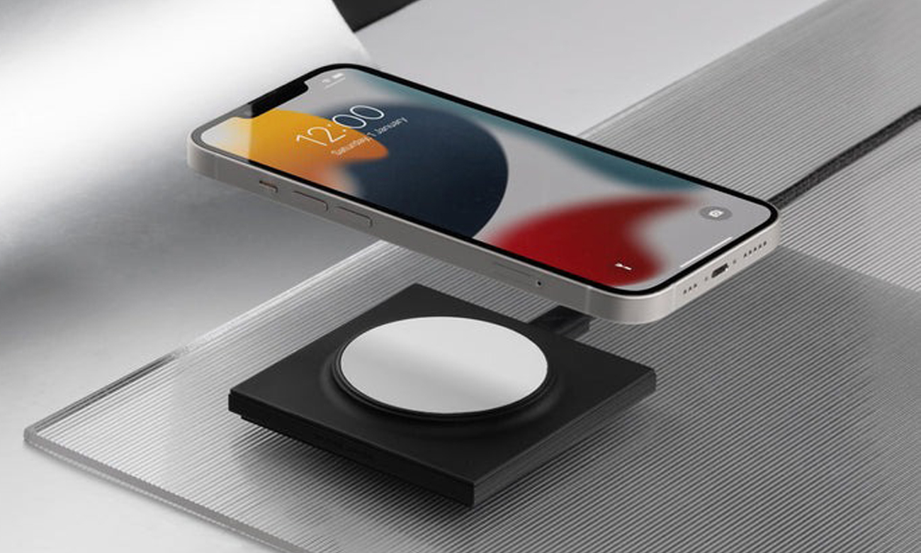 Native Union Drop Magnetic Wireless Charger Schwarz