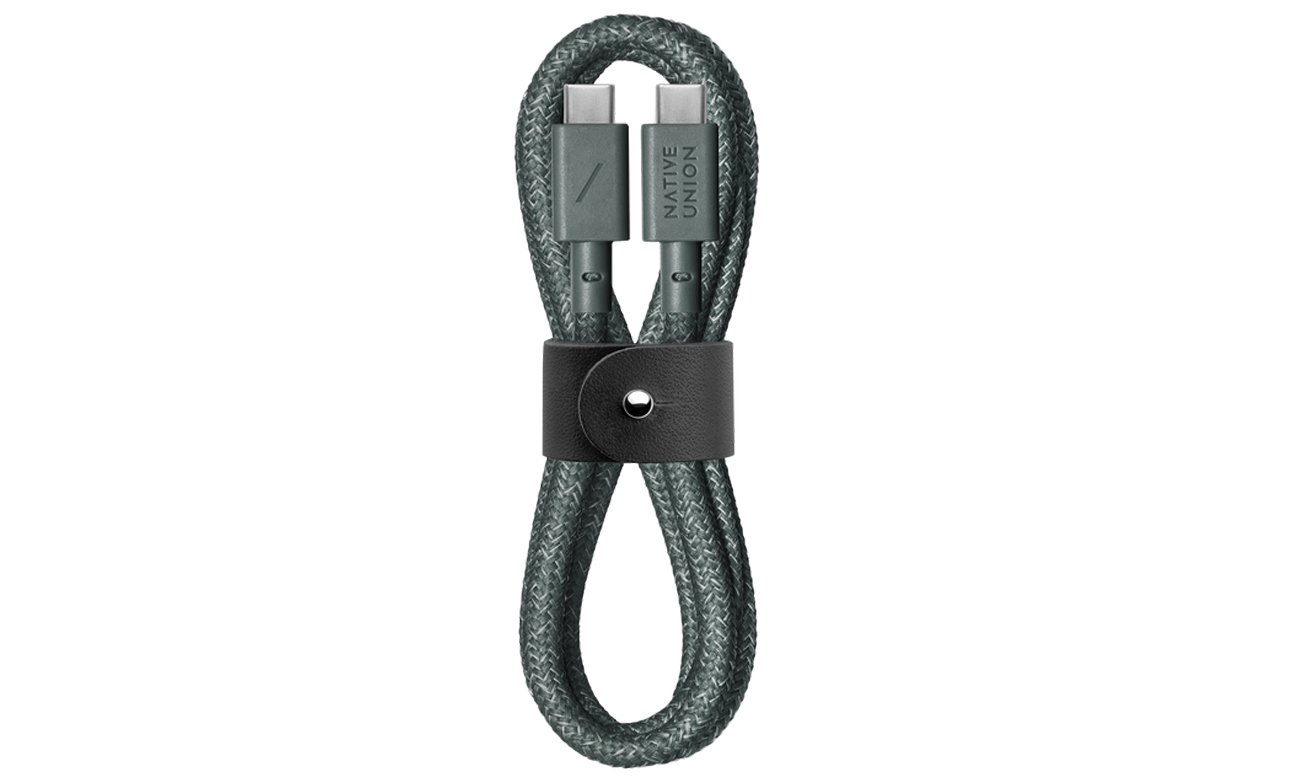 Belt Cable Native Union USB-C – USB-C 1,2m slate green