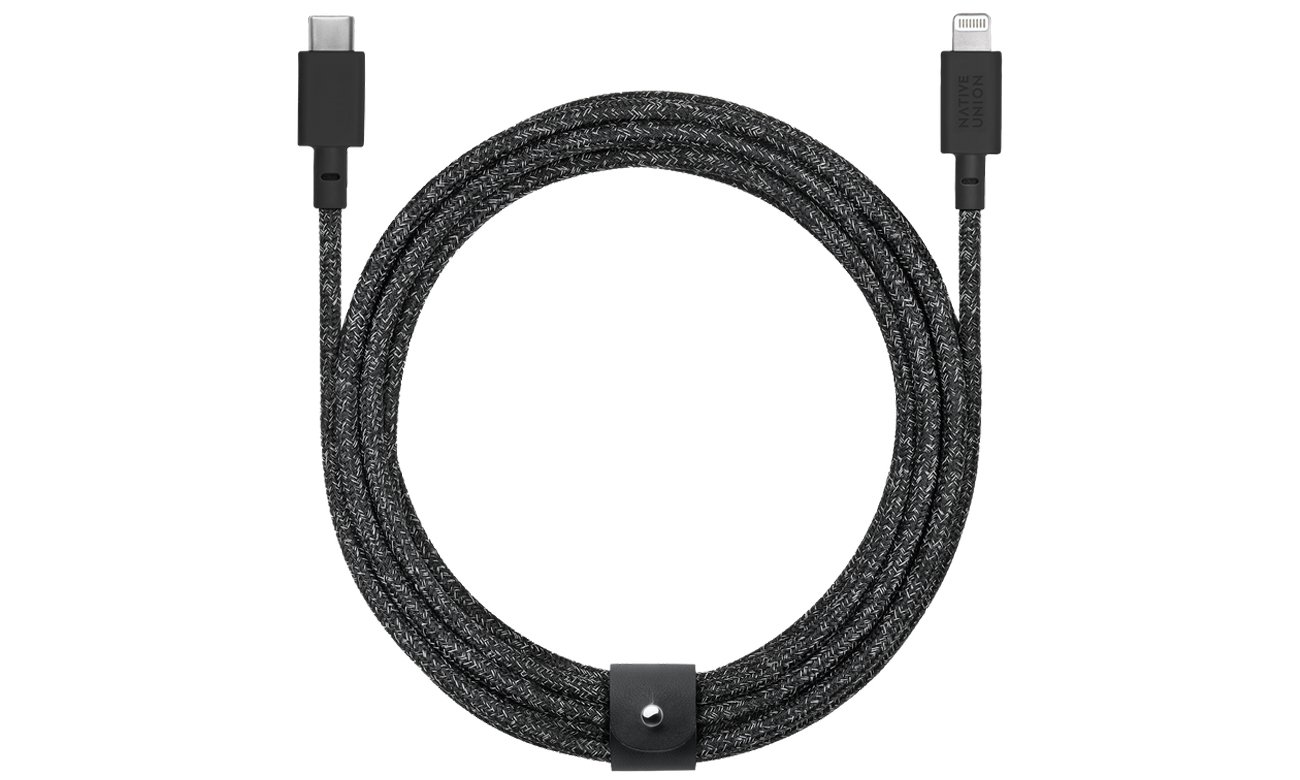 Native Union Gürtelkabel XL USB-C – Lightning 3m Kosmos