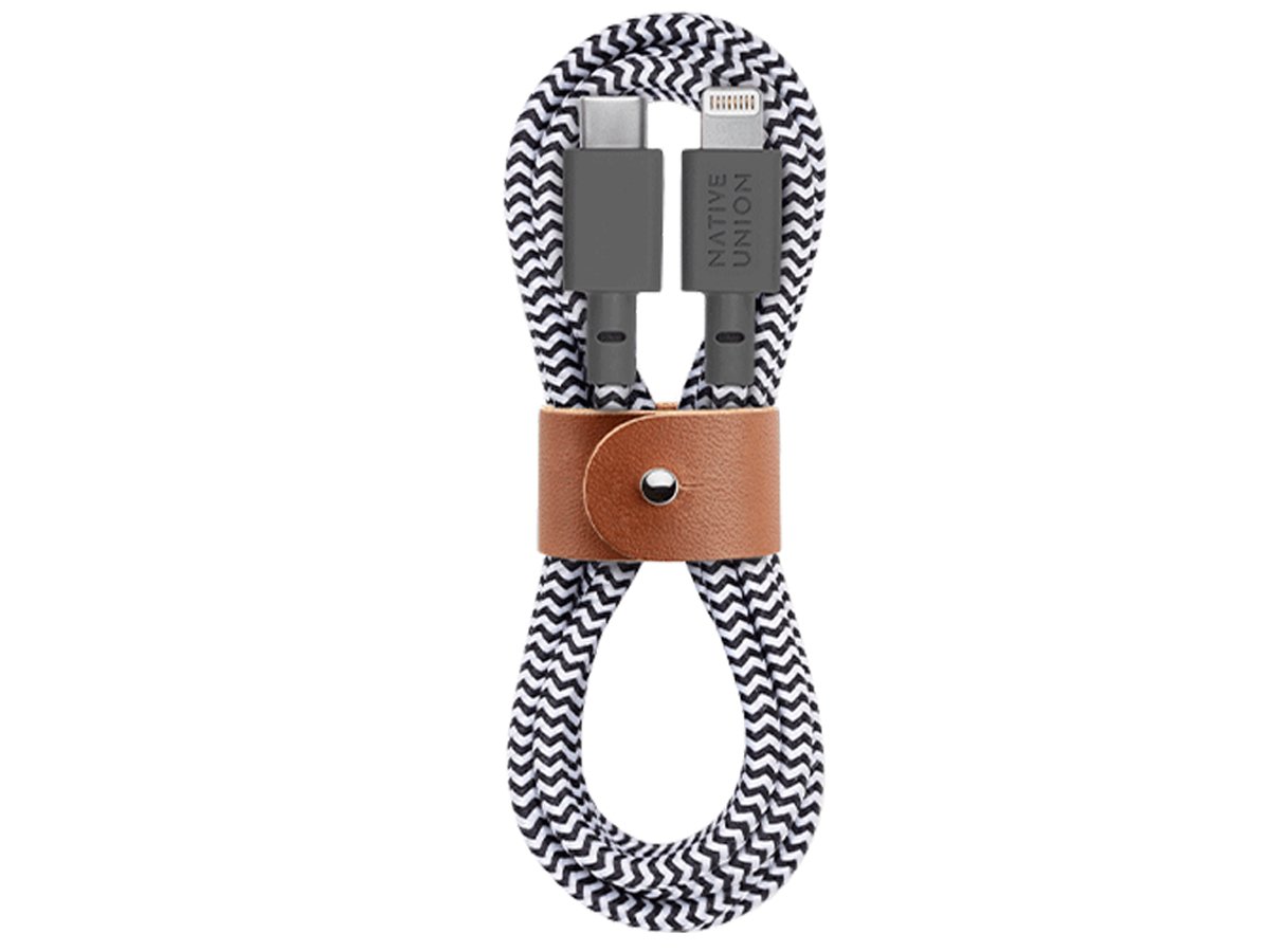 Belt Cable Native Union USB-C – Lightning 1,2m zebra