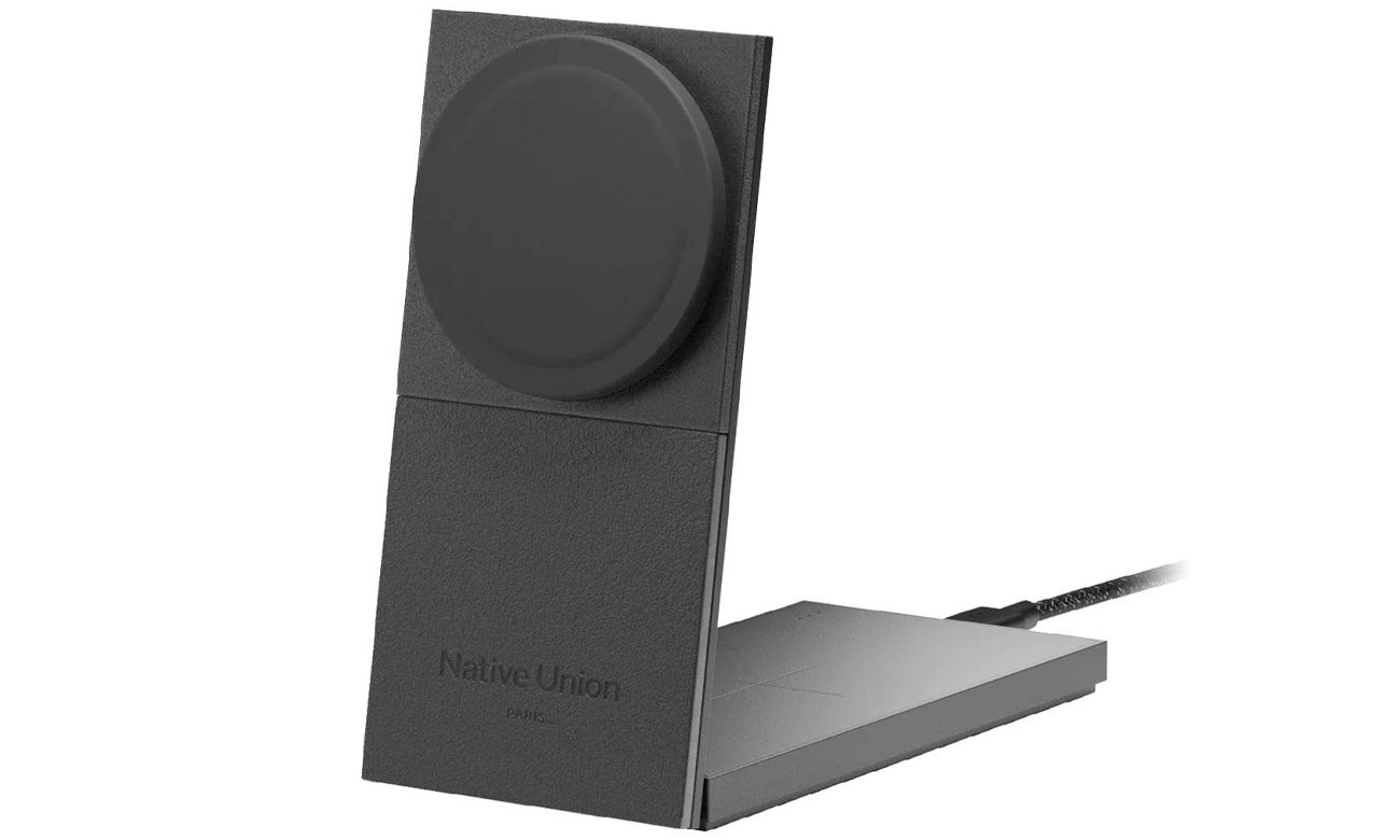Ładowarka Native Union Rise 2-in-1 Qi2 wireless charger black